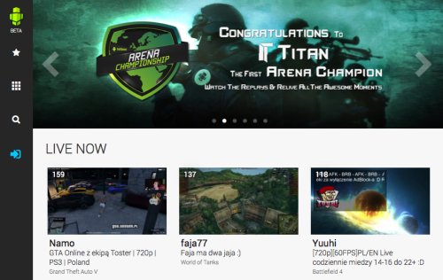 Site Hitbox.tv en beta