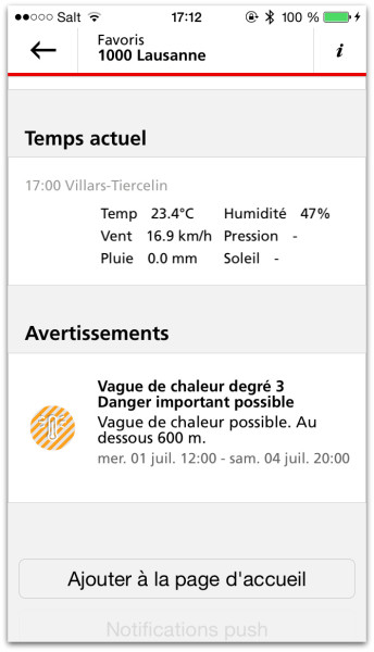 Avertissement