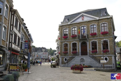 Le centre de La Roche-en-Ardenne.