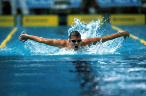 Bildnummer: 00146314 Datum: 03.08.1987 Copyright: imago/Norbert Schmidt Michael Groß (BRD) beim Schmetterlingschwimmen; Butterfly, Schmetterlingsschwimmen, Delphinschwimmen, Delphin, Gross, Albatros Schwimmländerkampf, Schwimm-Länderkampf 1987, Schwimmsport München Deutschland Dynamik, Schwimmen Herren Einzel Deutschland Einzelbild Aktion Personen
